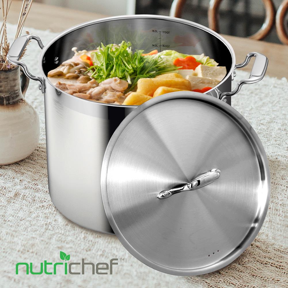 Lid For 20 Quart Stockpot - Stainless Steel Lid, Works With Model Number: Ncspt24Q - Image 6