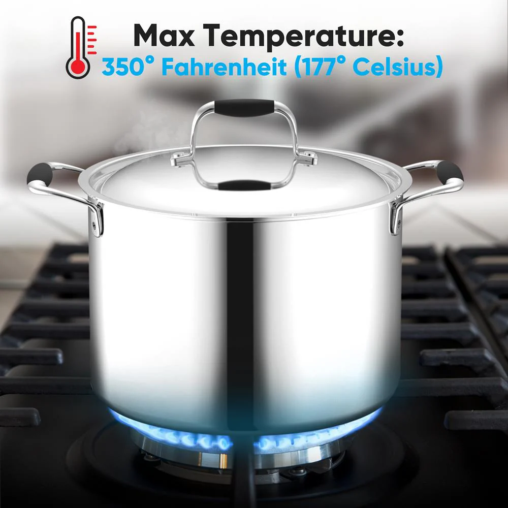 Lid For 3 Quart Dutch Oven - Stainless Steel Lids, Works With Model Number: Ncsss12 - Image 4