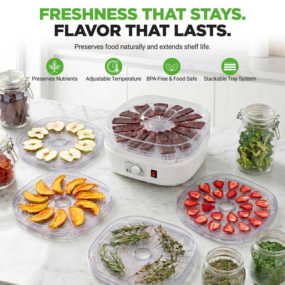 Electric Countertop Food Dehydrator, Food Preserver - Image 4