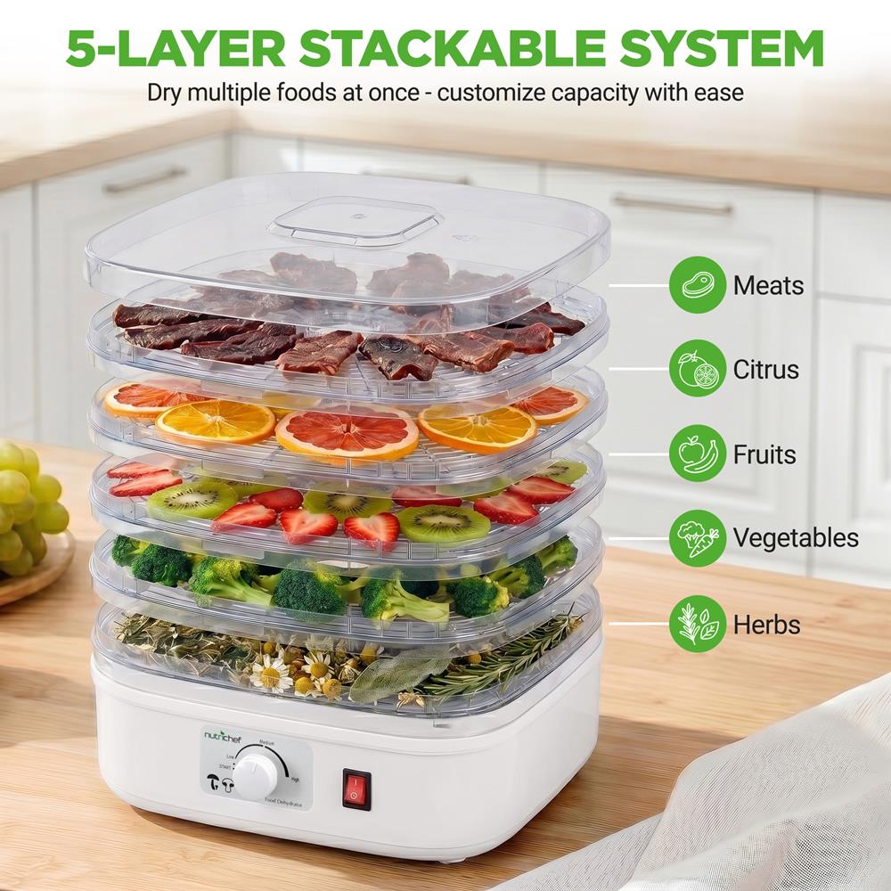 Electric Countertop Food Dehydrator, Food Preserver - Image 8