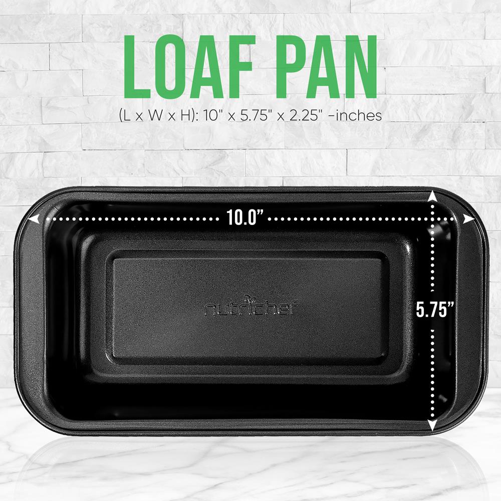 Non-Stick Loaf Pan - Deluxe Nonstick Gray Coating Inside And Outside, Compatible With Model: Ncbs10S (Black) - Image 2
