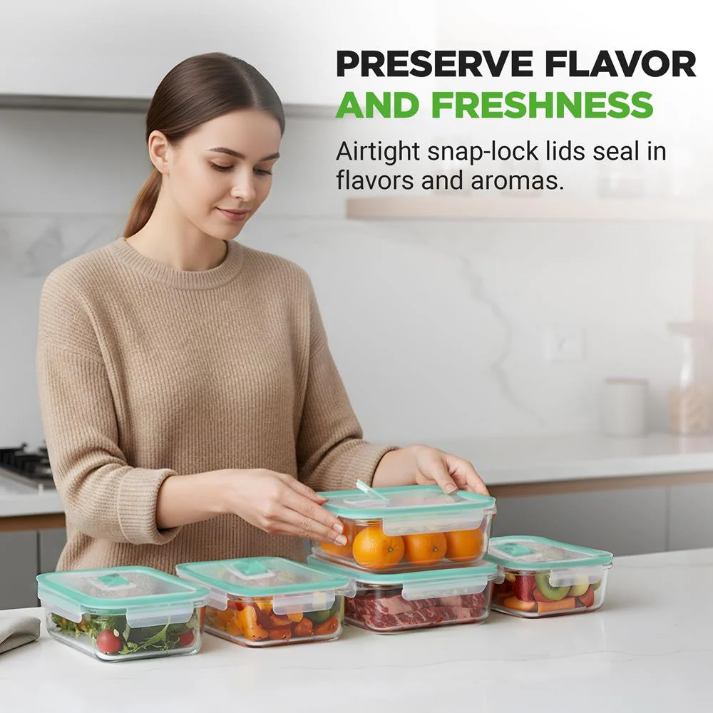 High Borosilicate Glass Food Container - Image 2