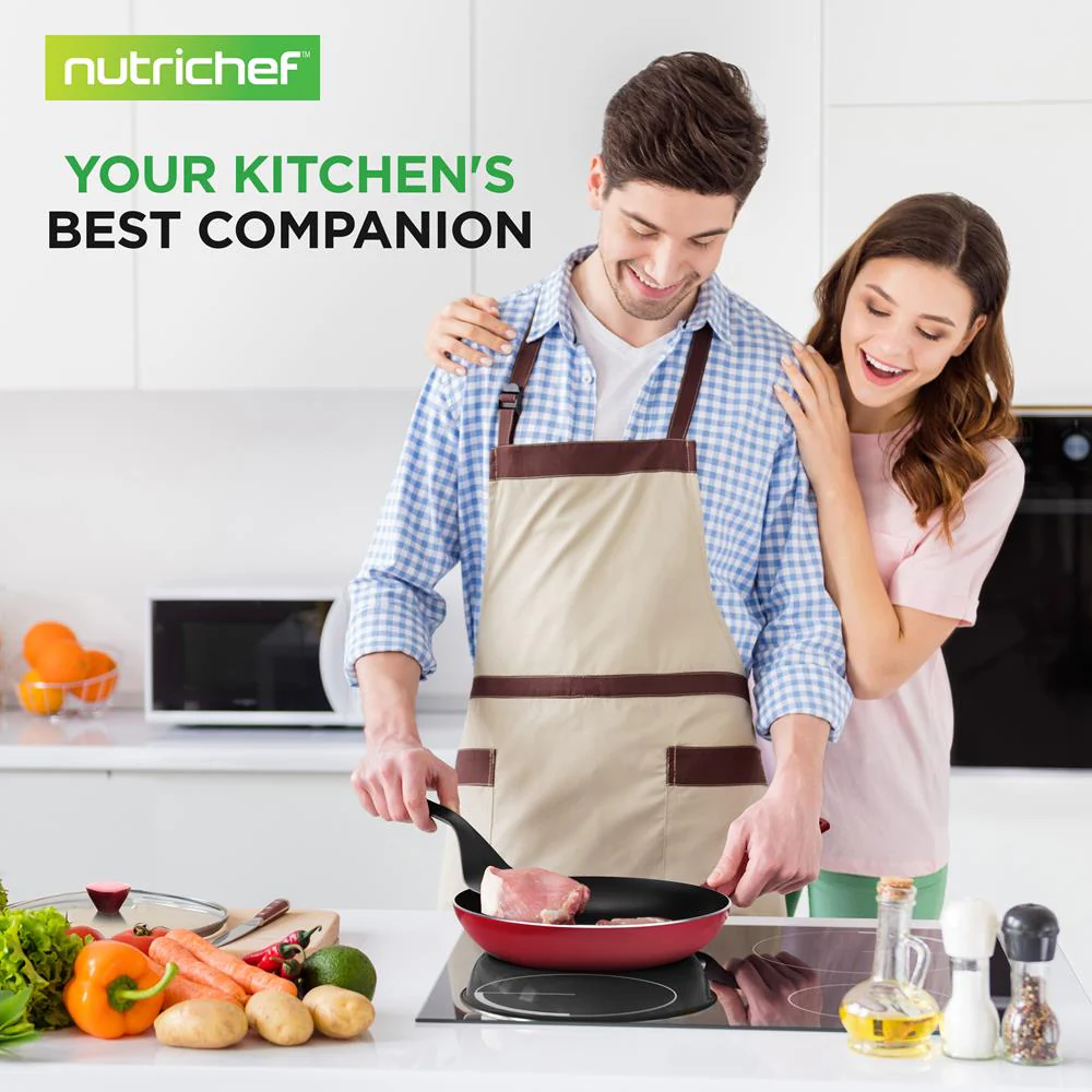 Kitchenware Pots & Pans - Stylish Kitchen Cookware Set, Non-Stick (13-Piece Set) - Image 7