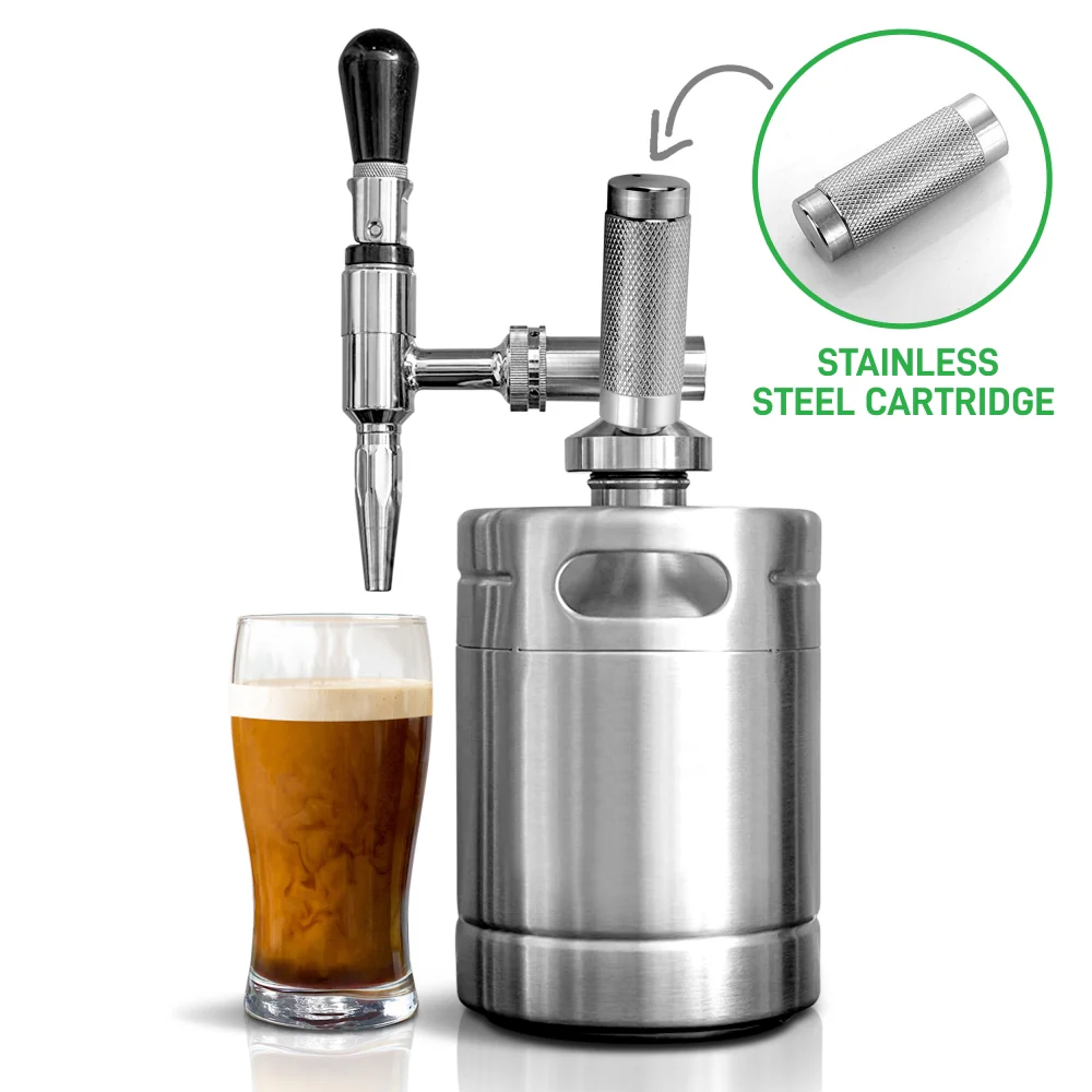 Nitro Cold Brew Coffee Maker - Keeps Coffee Cold - Stainless Steel