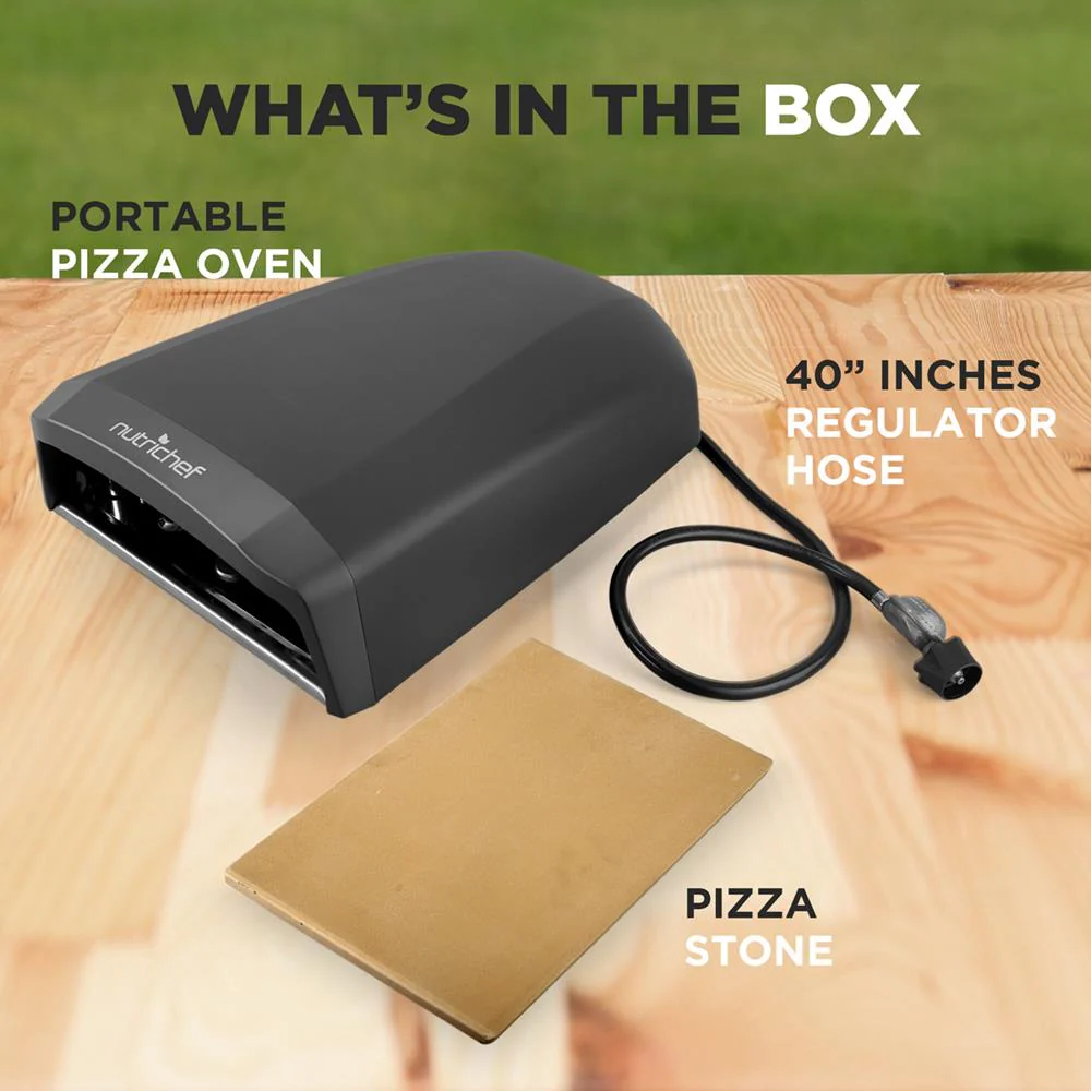 Portable Gas Pizza Oven - 12" Pizza in 60s, Stainless Steel, Easy Setup - Image 3