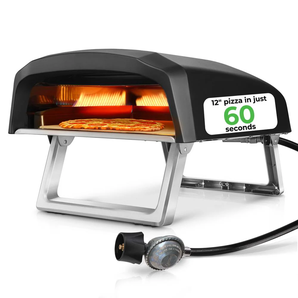 Portable Outdoor Pizza Oven - Gas Fired, Fire & Stone Outdoor Pizza Oven