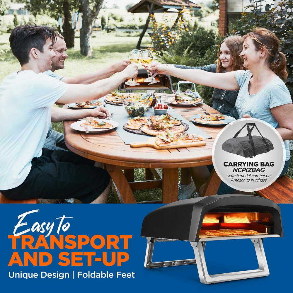 Portable Outdoor Pizza Oven - Gas Fired, Fire & Stone Outdoor Pizza Oven - Image 8