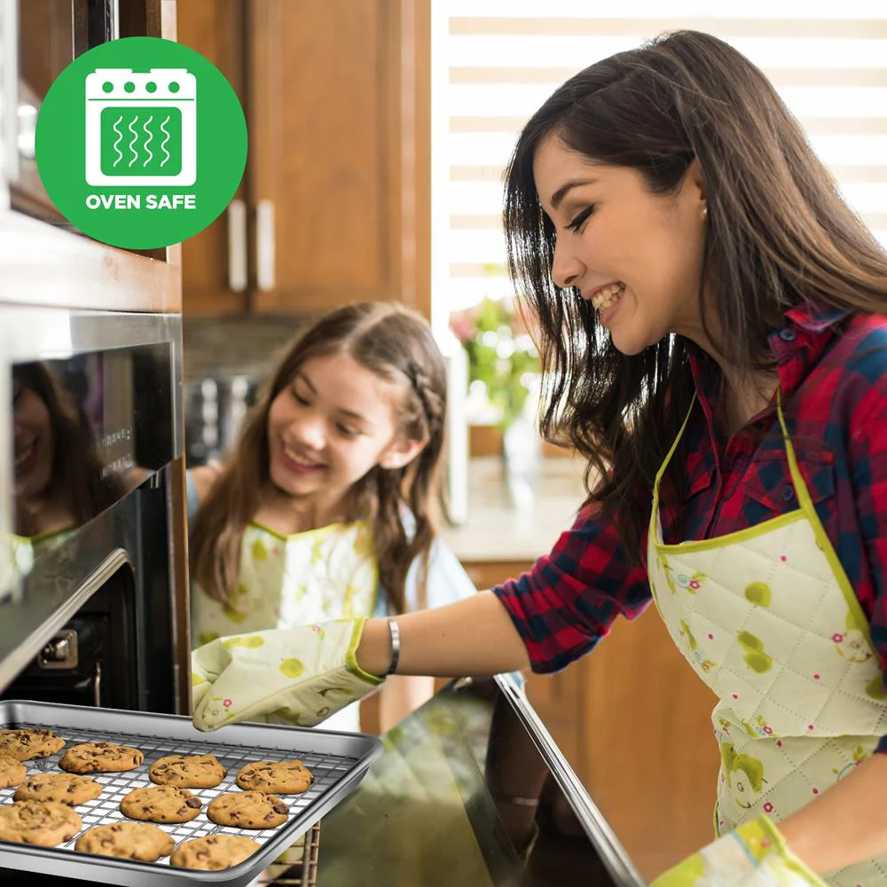 2 Sets Baking Sheet Pan With Cooling Rac - Image 6