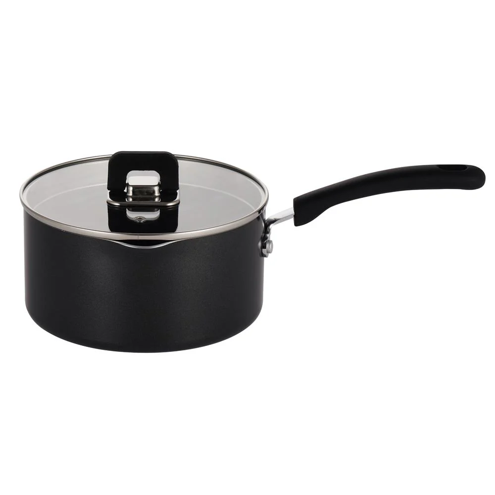 Non-Stick Saucepan Pot 1.5 Qt Easy Storage Foldable Knob