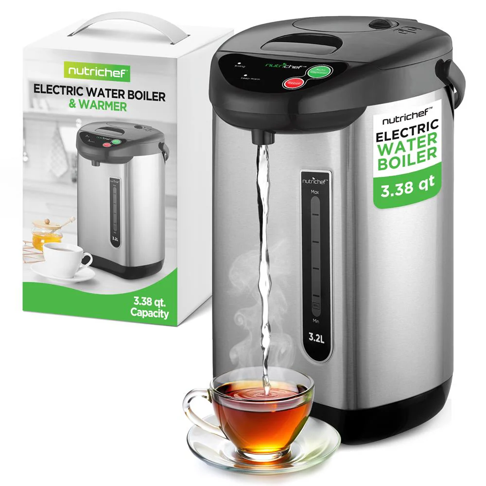 Electric Water Boiler - Quick Heating, Stainless Steel, 3.38 QT - Image 2