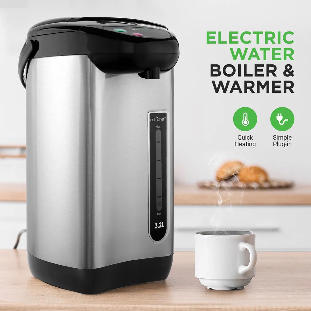 Electric Water Boiler - Quick Heating, Stainless Steel, 3.38 QT - Image 3