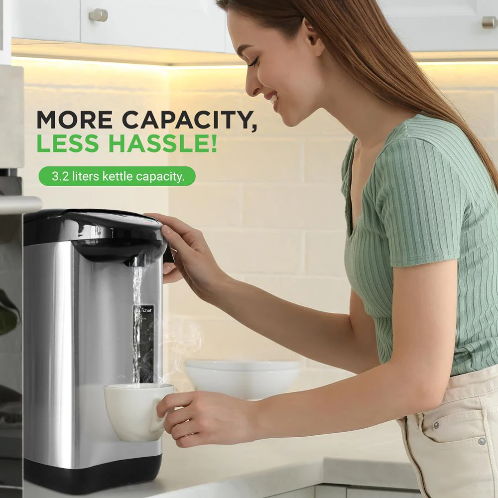 Electric Water Boiler - Quick Heating, Stainless Steel, 3.38 QT - Image 9