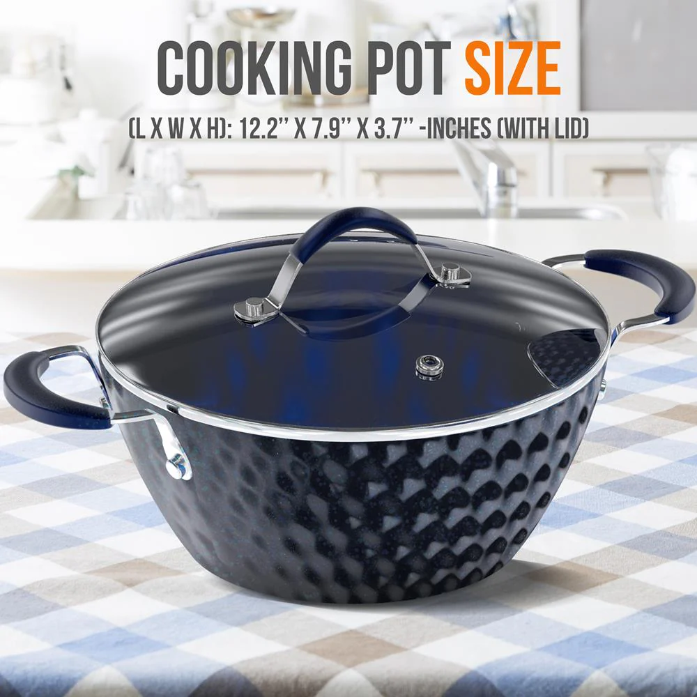 Dutch Oven Pot With Lid - Non-Stick High-Qualified Kitchen Cookware, 3.6 Quart (Works With Model: Nccw11Ds) - Image 2