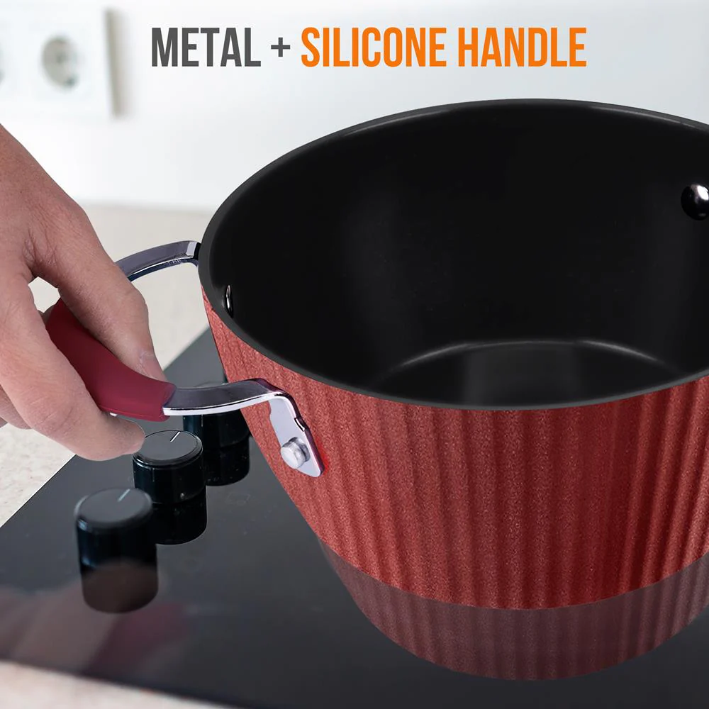 Cooking Pot With Lid - Non-Stick High-Qualified Kitchen Cookware, 2.1 Quart (Works With Model: Nccw11Rdl) - Image 4