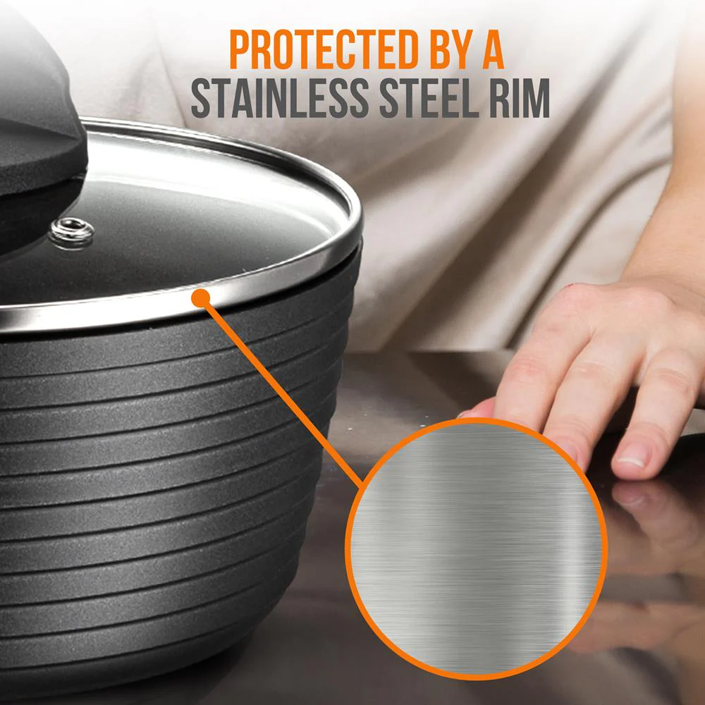 Cooking Pot Lid - See-Through Tempered Glass Lids (Works With Model: Nccw12S) - Image 4