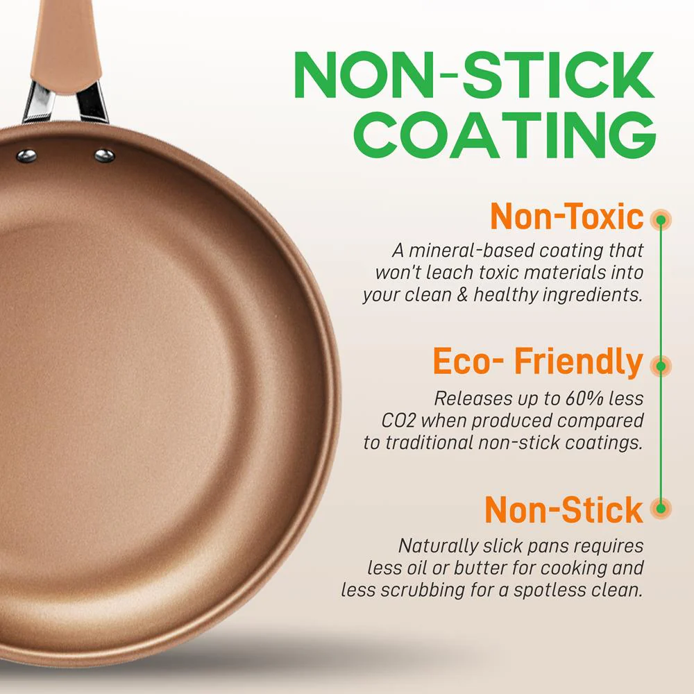 12'' Large Fry Pan - Non-Stick High-Qualified Kitchen Cookware (Works With Models: Nccw14S & Nccw20S) - Image 5