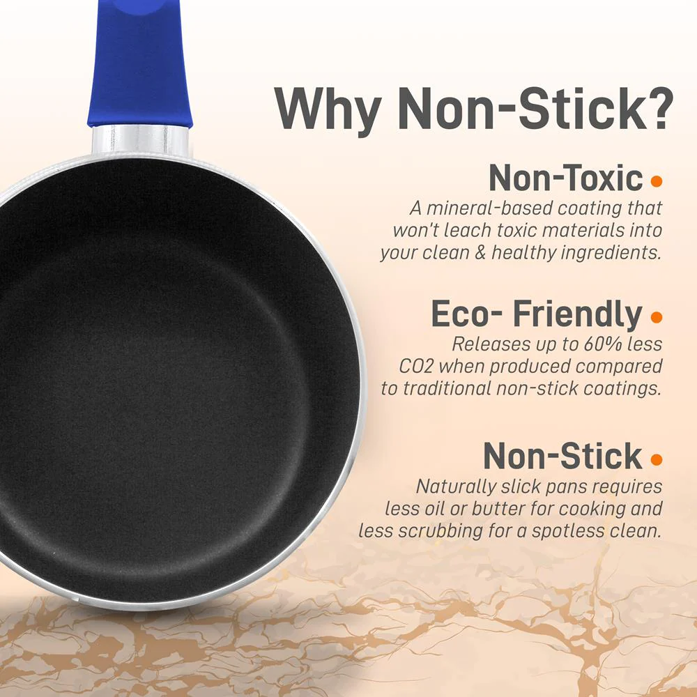 Saucepan Pot With Lid - Non-Stick High-Qualified Kitchen Cookware With See-Through Tempered Glass Lids, 2 Qt. (Works With Model: Nccwa13Bu) - Image 3