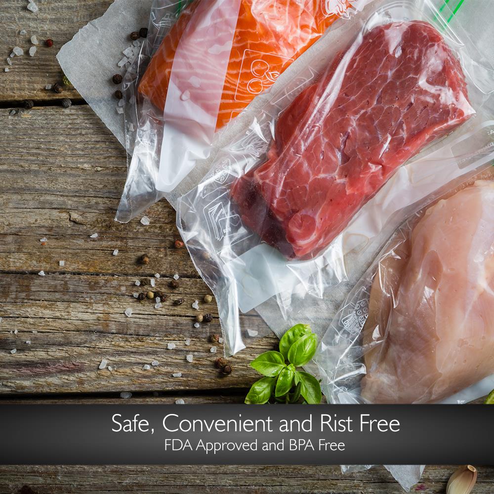 Vacuum Sealer Bags 100ft - Seal Freshness, Multi-Layered, Clear - Image 7